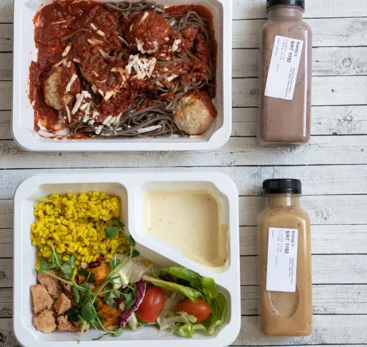 Posiłek z cateringu dietetycznego Freshlab Szczecin 1